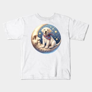 Lunar Lab: Adventures Beyond, Dog Lover and Dog Owner Kids T-Shirt